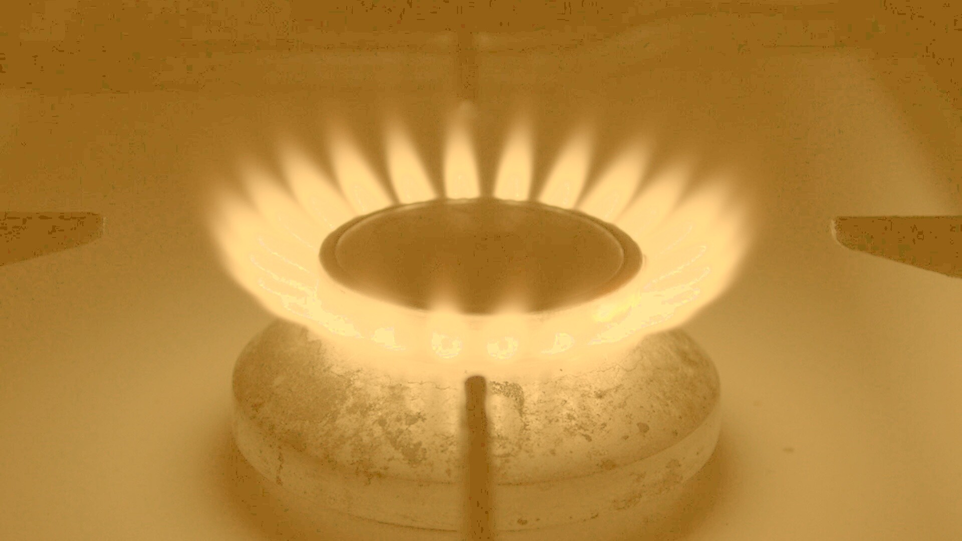 Огонь газовой конфорки обои