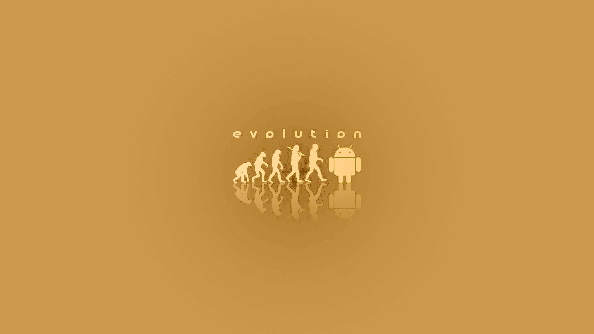 Эволюция по мнению Android обои