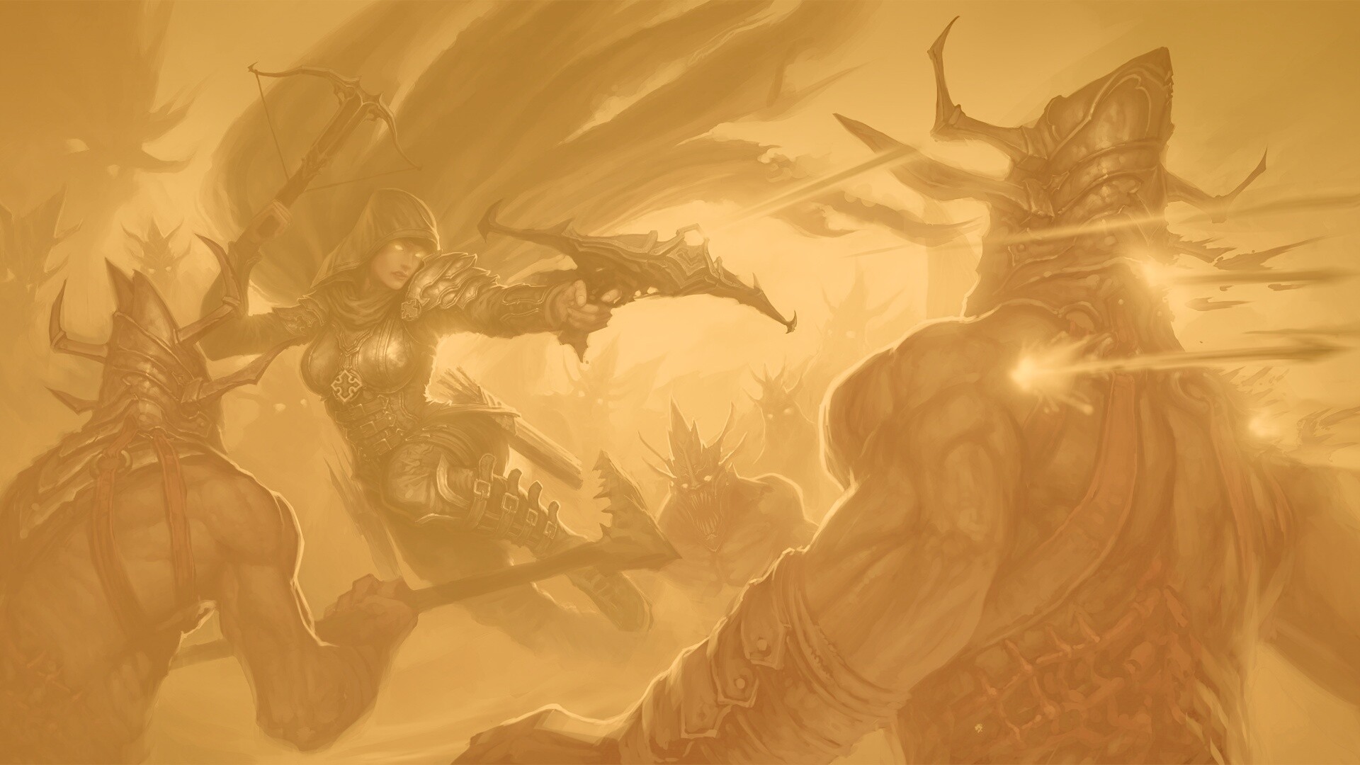 Охотник на демонов из Diablo 3 обои