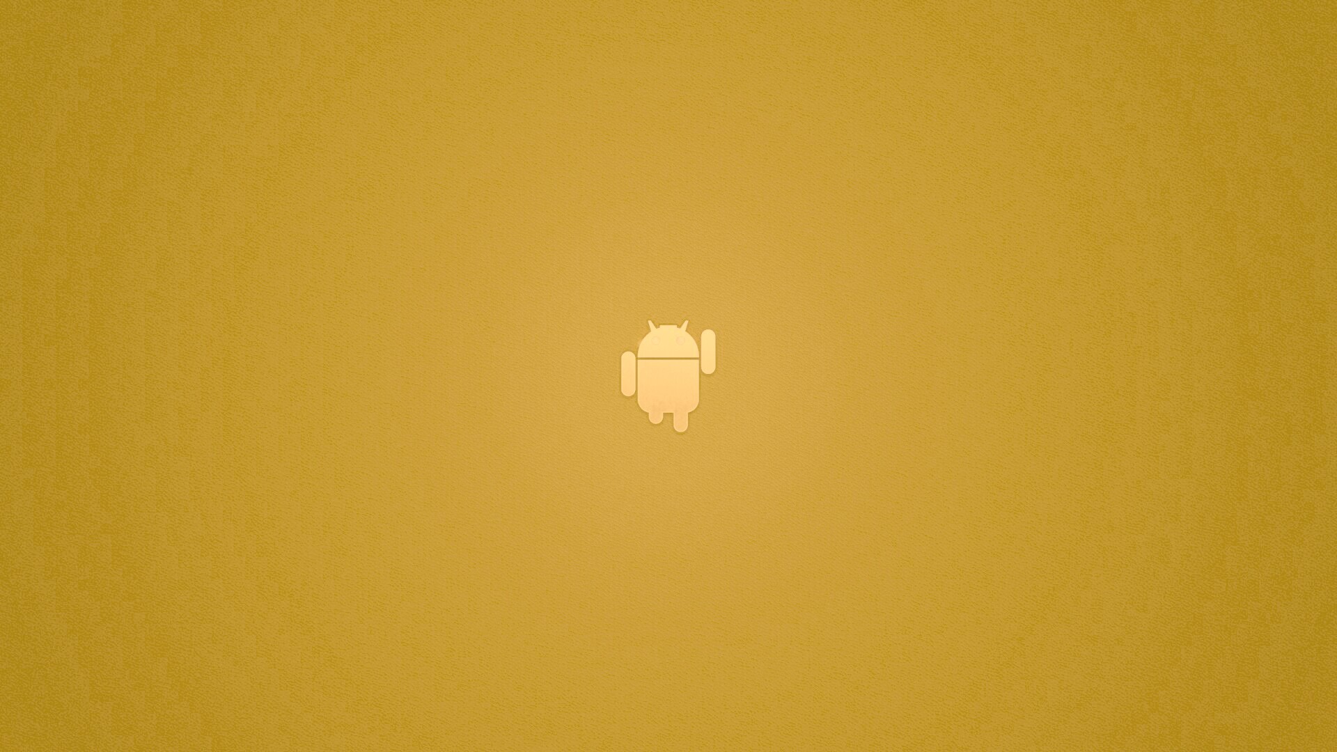 Логотип Android на зеленом фоне обои