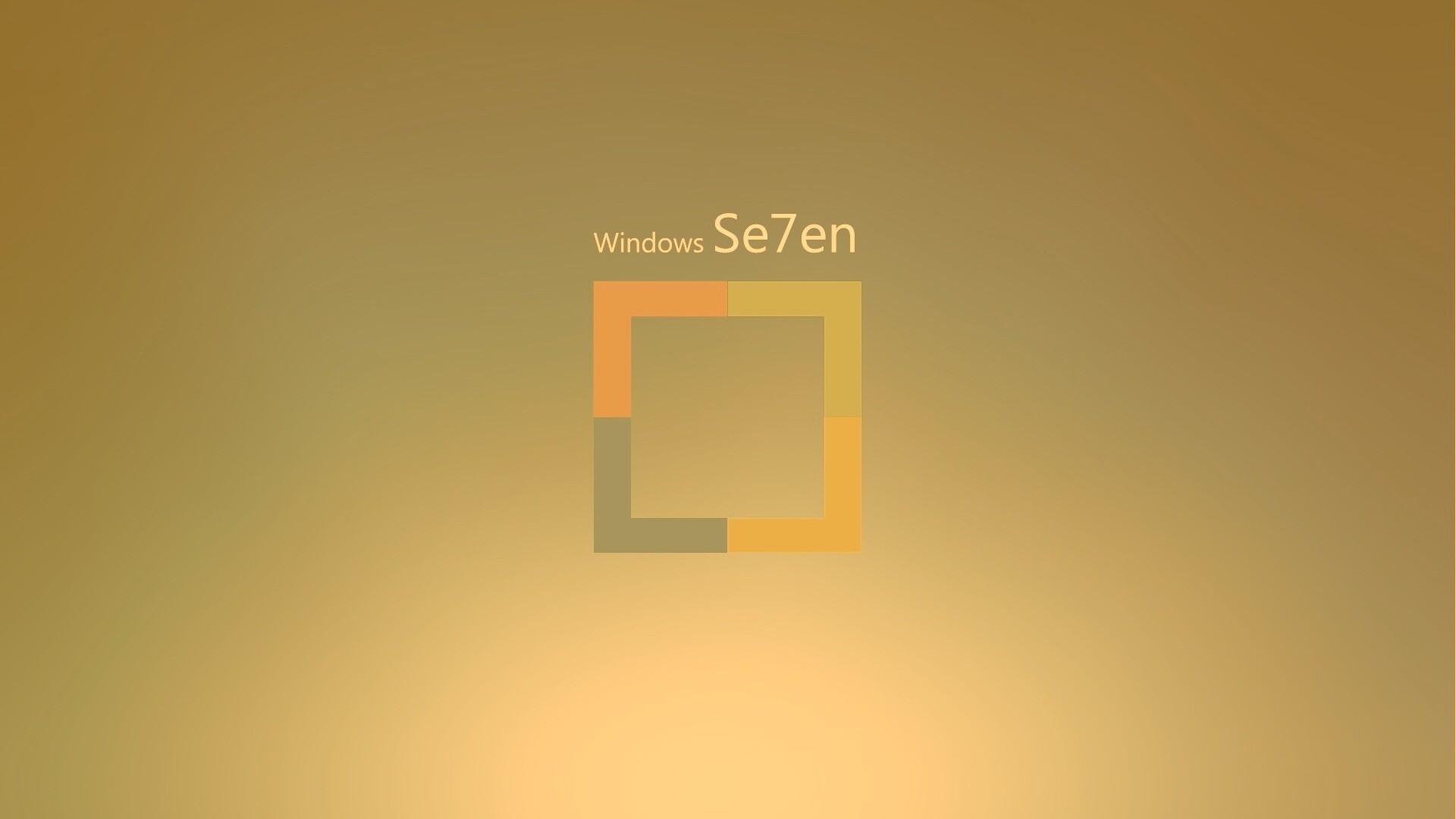 Квадратное лого Windows Seven обои