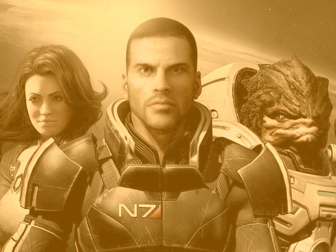 Mass Effect N7 обои