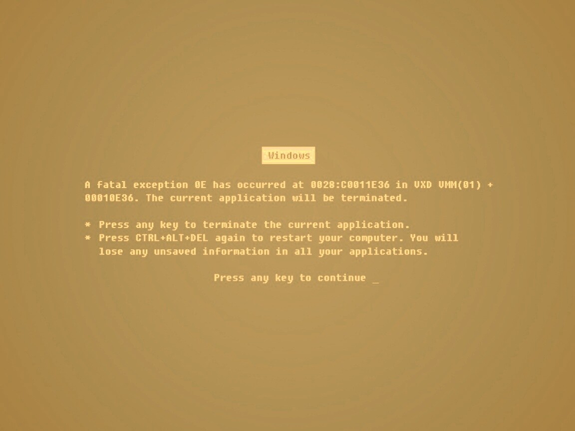 BSOD обои