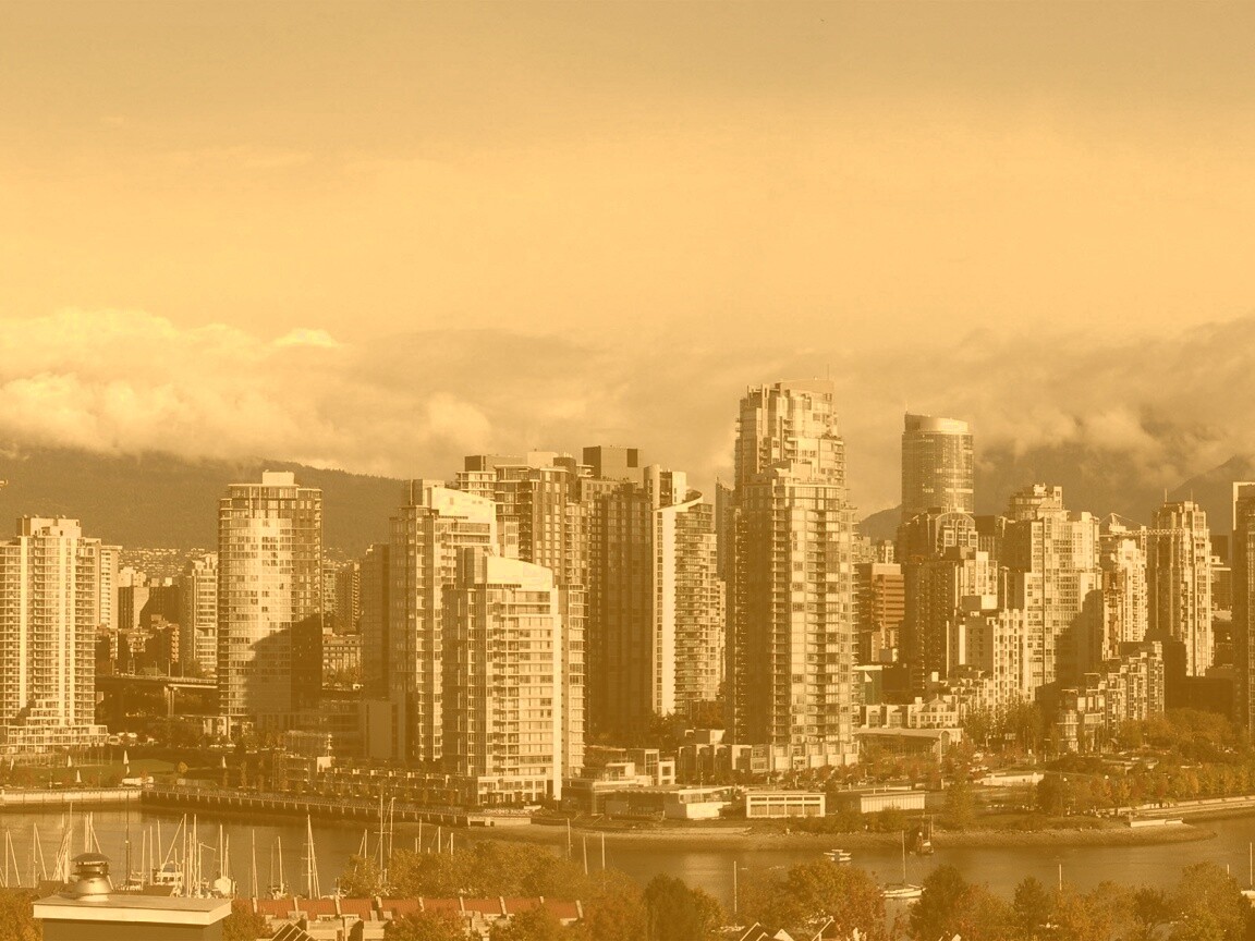 Панорама города обои