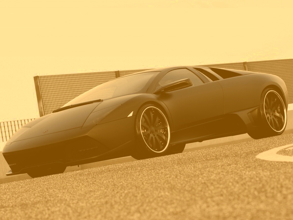 Lamborghini Reventon черного цвета обои