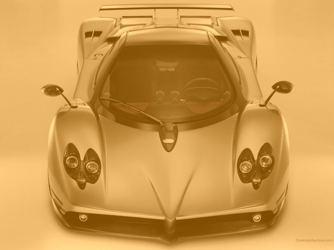 Pagani Zonda спереди обои