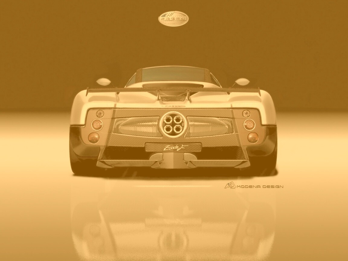 Pagani Zonda рендер обои
