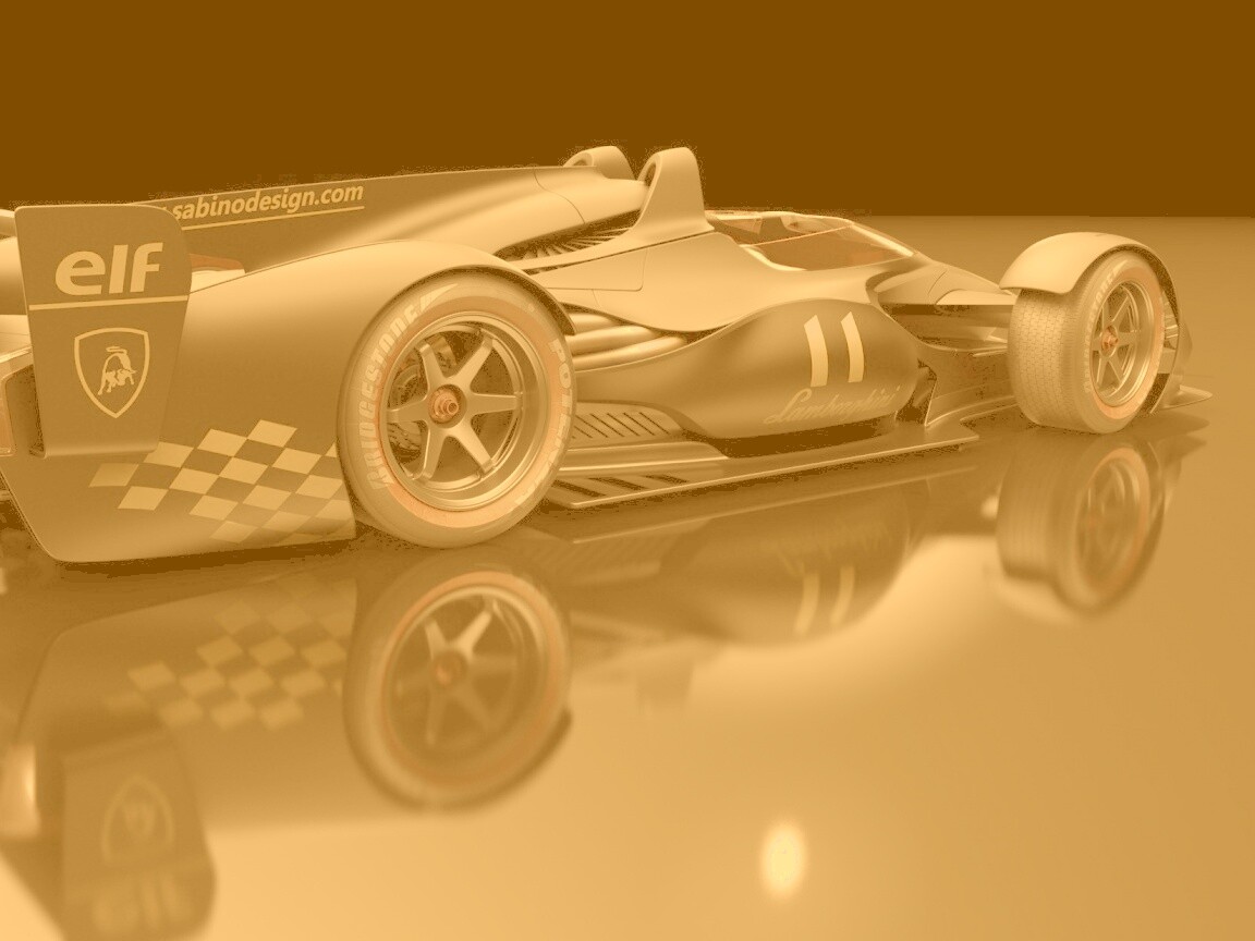 Болид Lamborghini обои