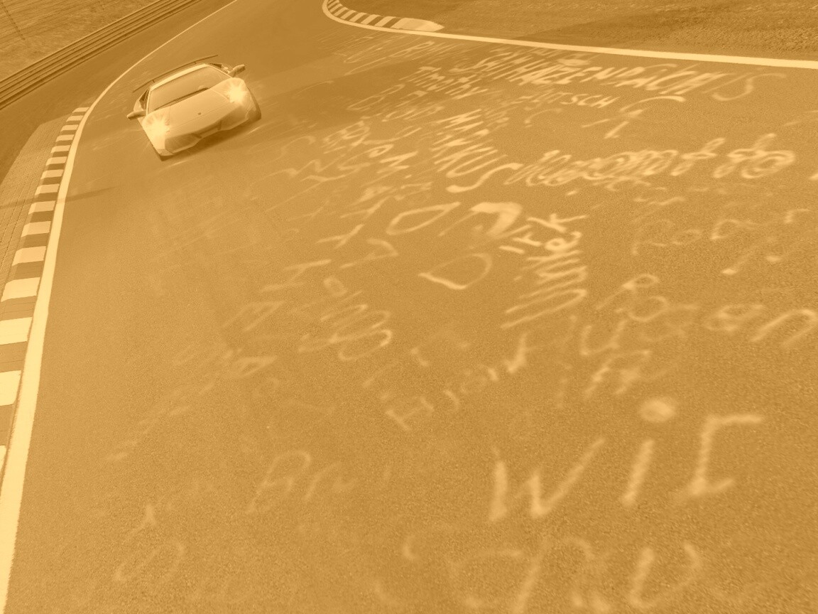 Lamborghini на треке в Grand Turismo 5 обои