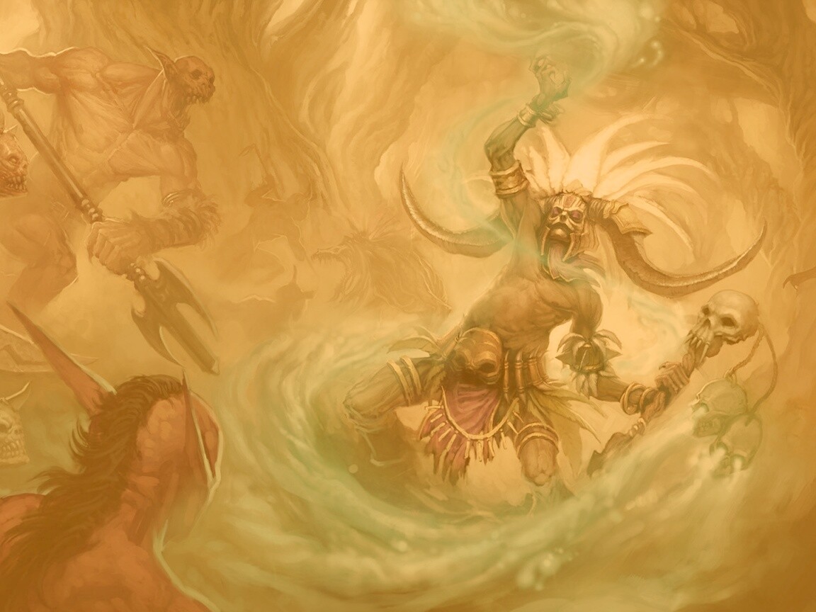 Шаман из Diablo 3 обои