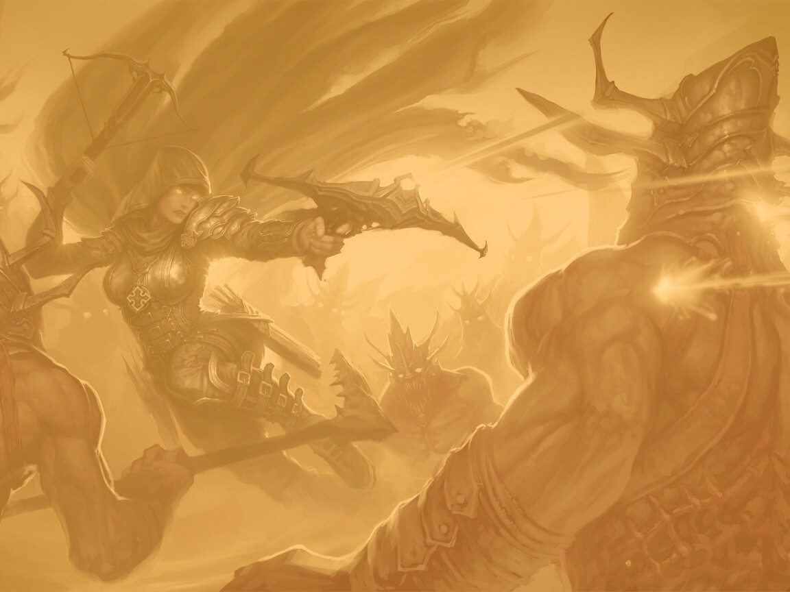 Охотник на демонов из Diablo 3 обои