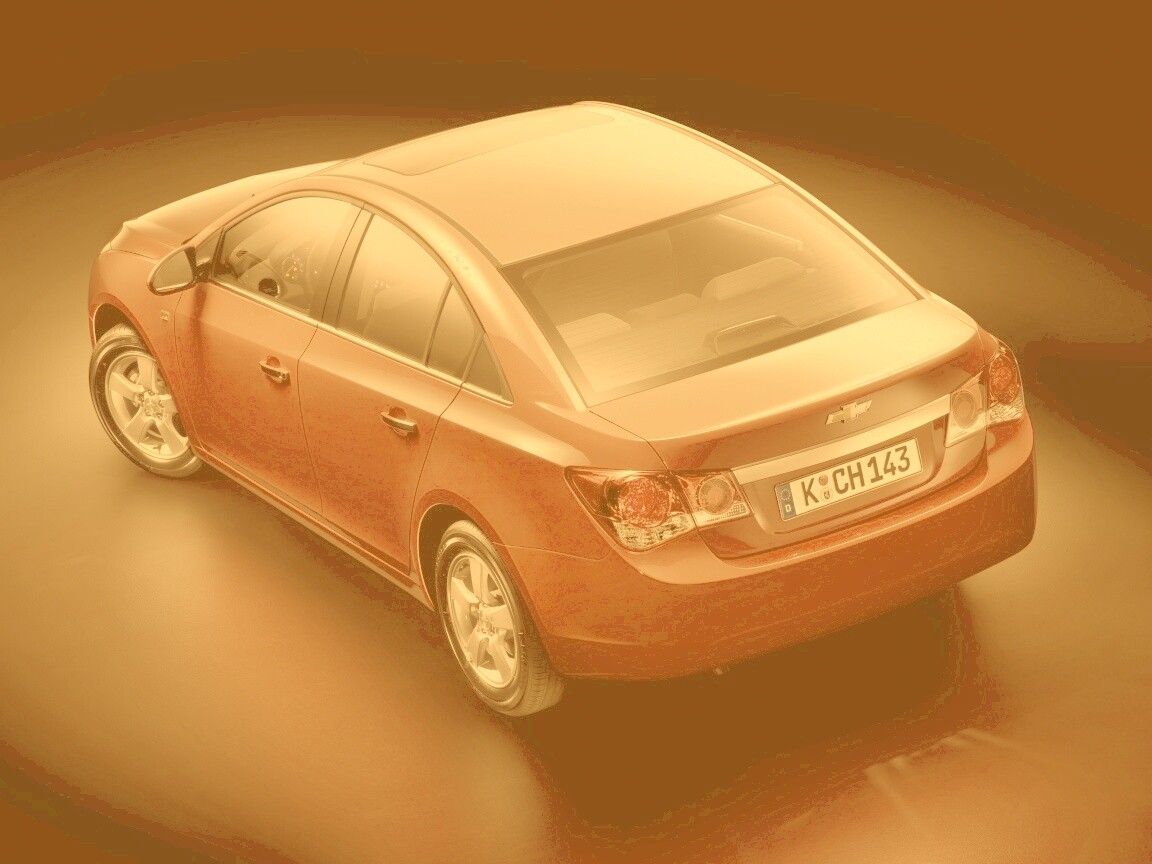 Шевроле Cruze красного цвета обои