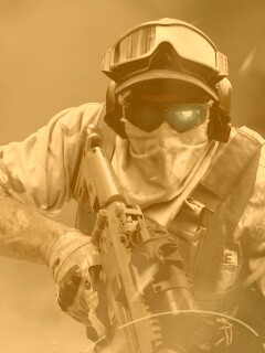 Боец в маске обои