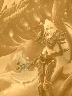 Героиня MMORPG обои