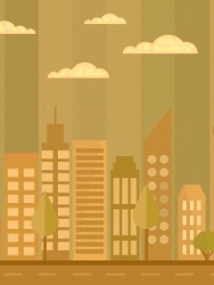 Векторный рисунок города обои