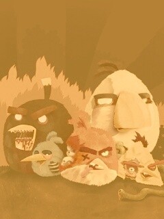 Angry Zombie Birds обои