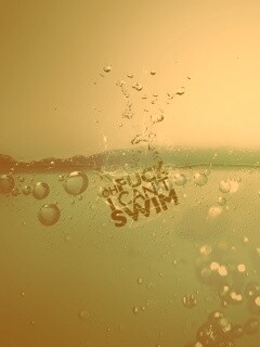 Oh fuck i cant swim обои