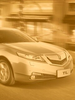Acura в движении обои