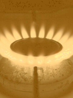 Огонь газовой конфорки обои