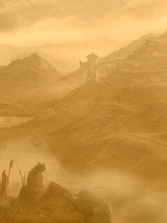 Пейзаж из Dragon Age 2 обои