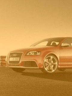 Фотосессия Audi RS3 на треке обои