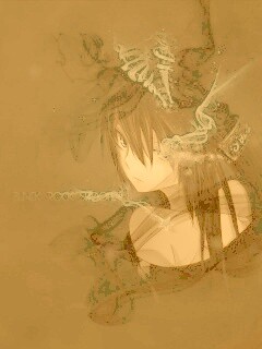 Black rock shooter обои
