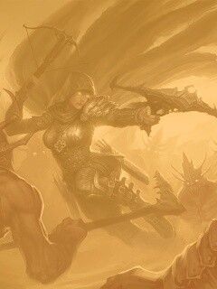 Охотник на демонов из Diablo 3 обои