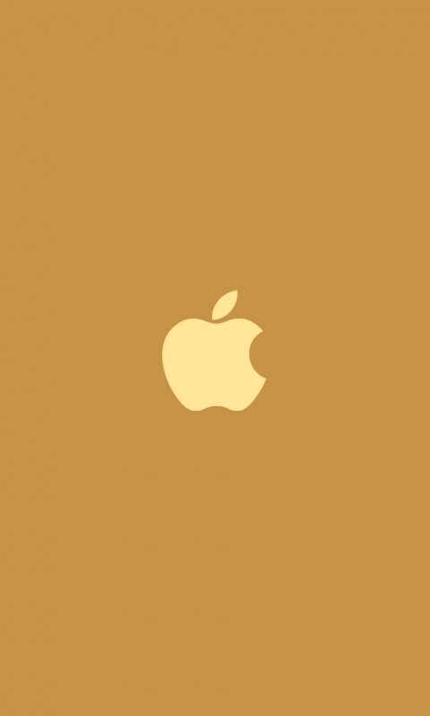 Логотип Apple на черном фоне обои