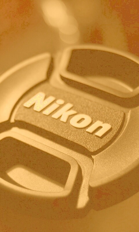 Крышечка от объектива Nikon обои