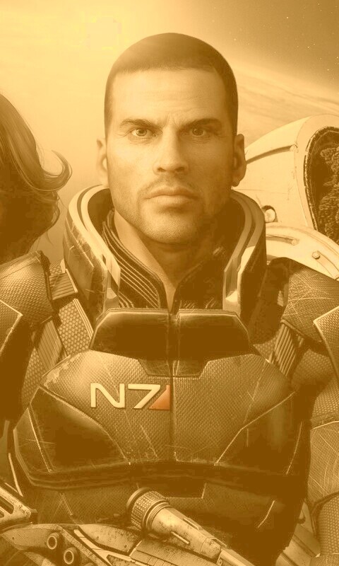 Mass Effect N7 обои