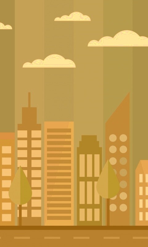 Векторный рисунок города обои