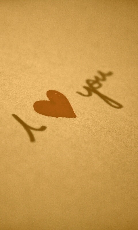 I love you обои