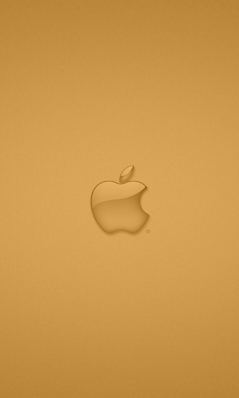 Логотип apple в стекле обои