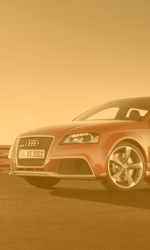 Фотосессия Audi RS3 на треке обои