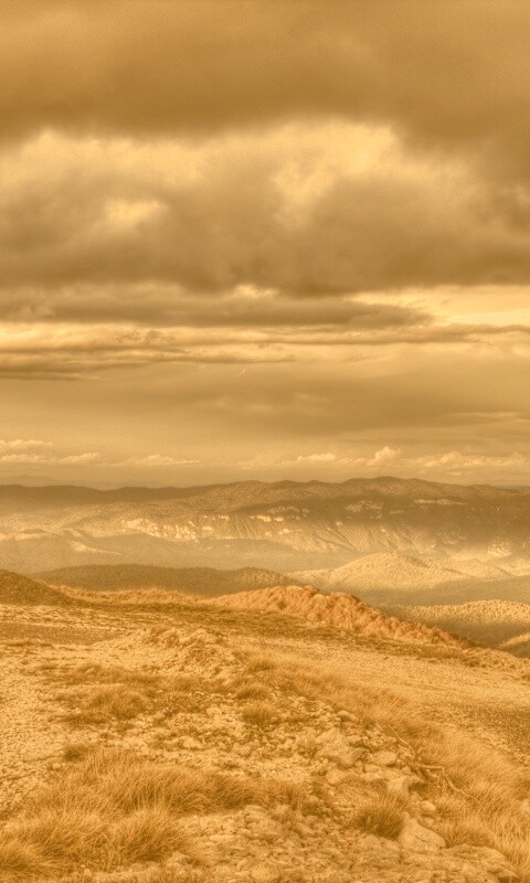 Горы в HDR обои