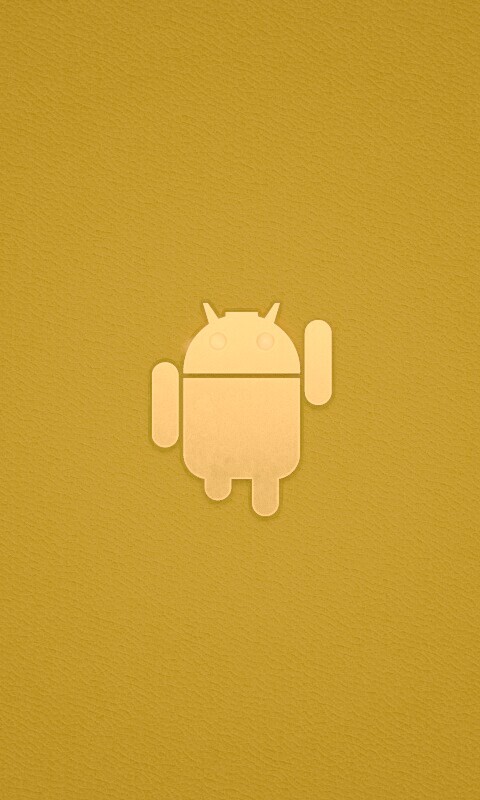 Логотип Android на зеленом фоне обои