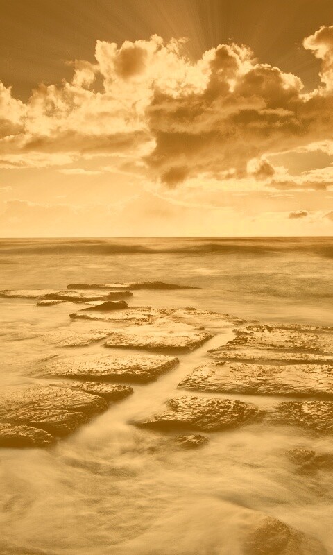 Море в HDR обои