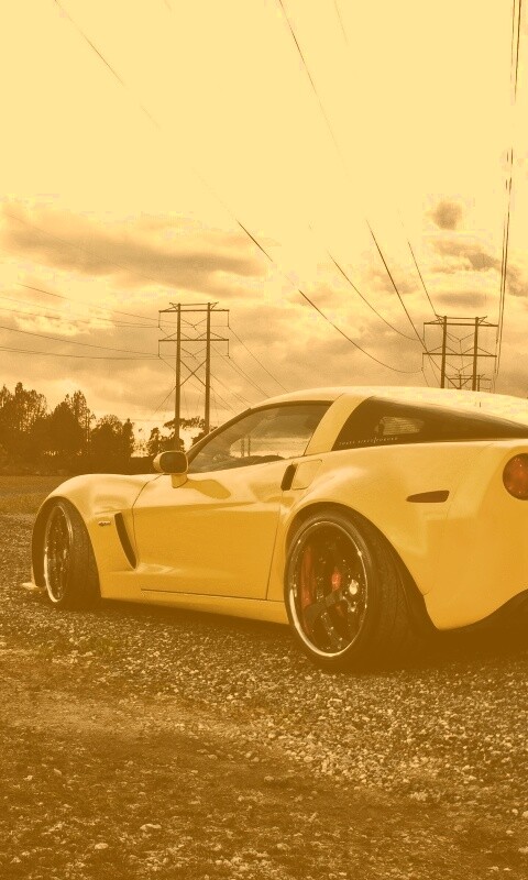 Chevrolet corvette обои
