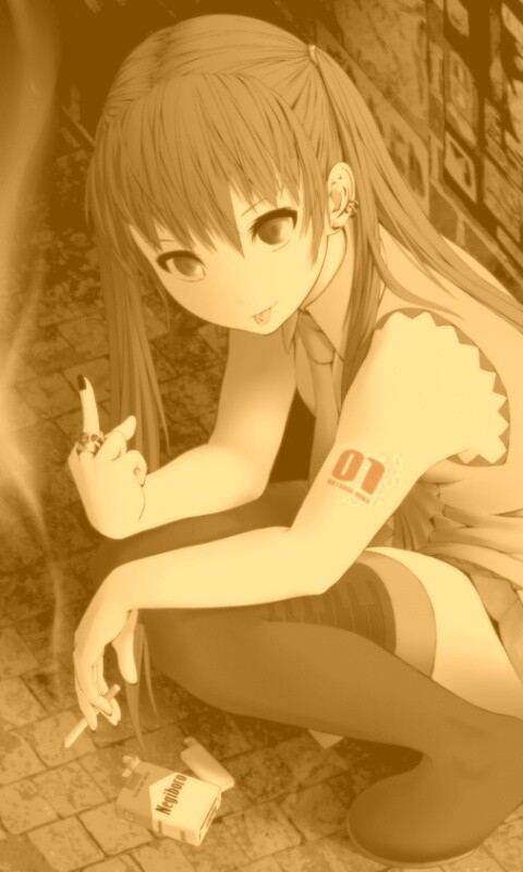 Hatsuone Miku 01 обои