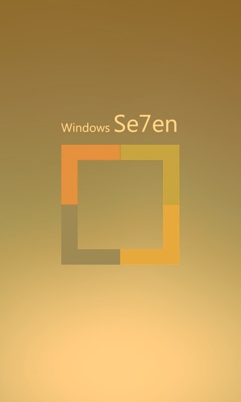Квадратное лого Windows Seven обои