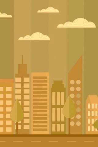 Векторный рисунок города обои