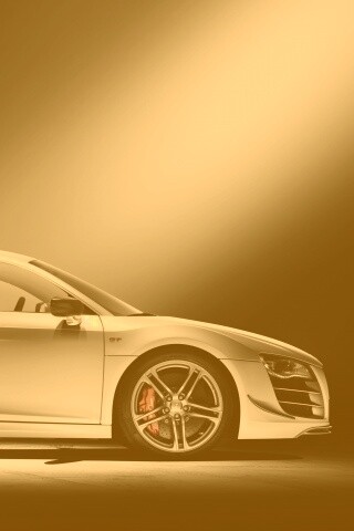 Audi R8 вид сбоку обои