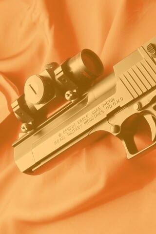 Пистолет Desert Eagle с прицелом обои