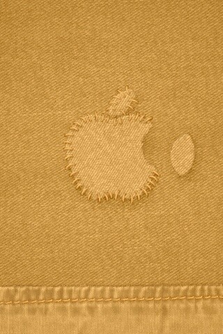 Штопанный Apple обои