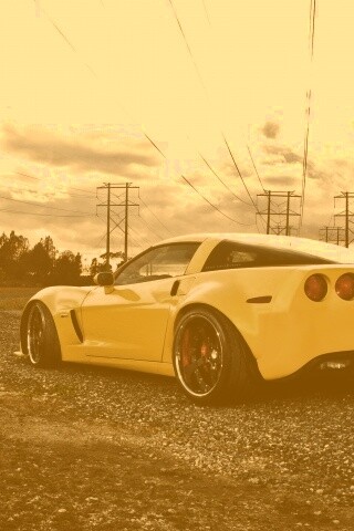 Chevrolet corvette обои