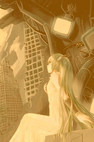 Вокалоид Hatsune Miku обои