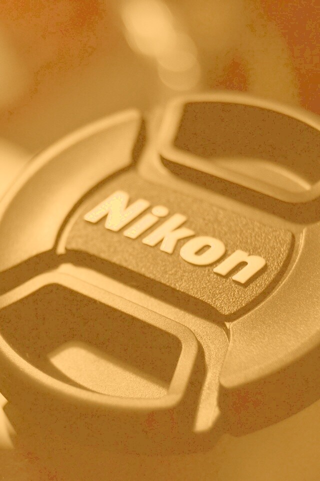 Крышечка от объектива Nikon обои