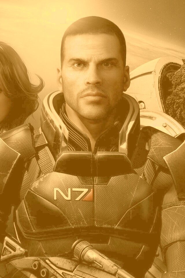 Mass Effect N7 обои