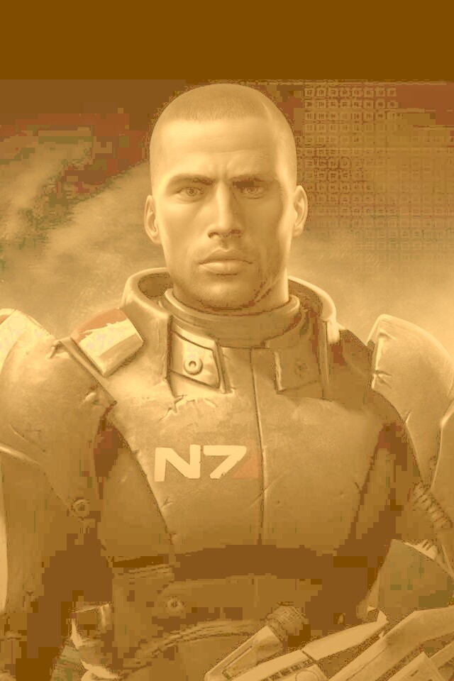 Шепард из Mass Effect обои