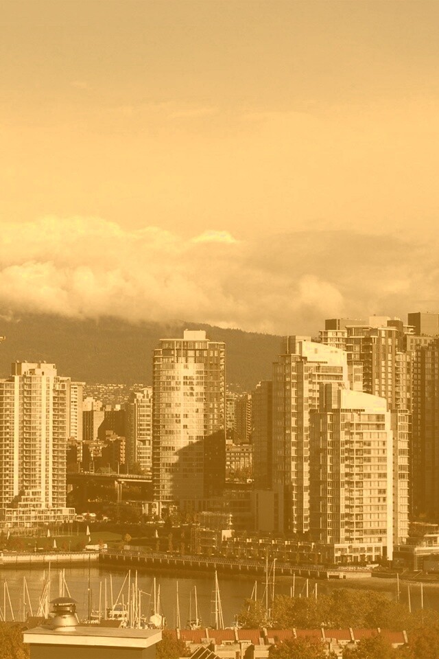 Панорама города обои